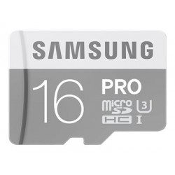 SAMSUNG MicroSD PRO 16GB Class10 R90/W50 + Adapter Open Source Electronics